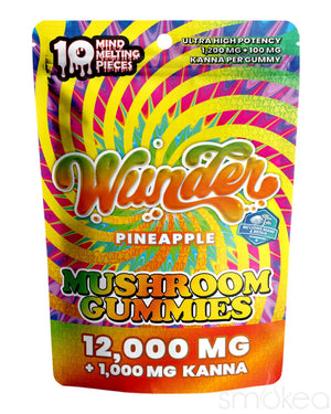 Wunder High Potency Entheogenic Mushroom + Kanna Gummies - Pineapple