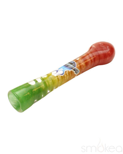 Chameleon Glass Reggae Twist Chillum Pipe - SMOKEA®
