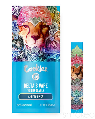 Cookies 1g Delta 8 Disposable Vape - Cheetah Piss