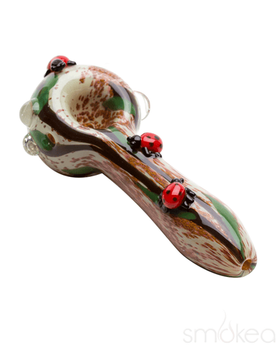 Empire Glassworks Small Ladybug Spoon Pipe - SMOKEA®