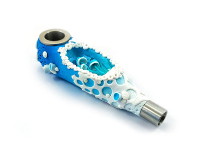 Gadzyl Light Blue Mushroom Metal Pipe Default