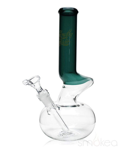 Glowfly Glass 12" Color Zig Zag Bong