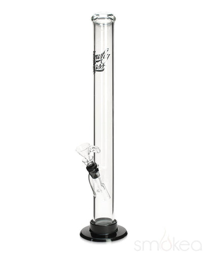 Glowfly Glass 15" Straight Bong w/ Removable Base