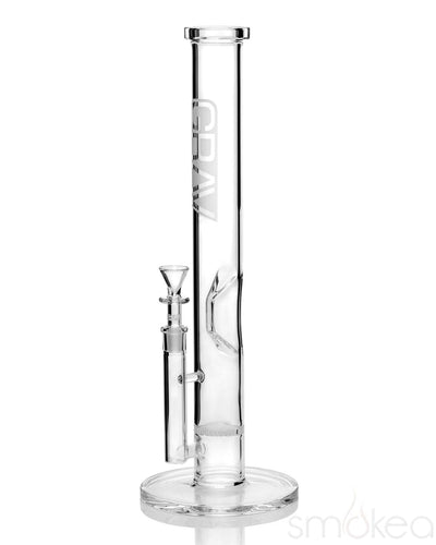 GRAV Large Straight Base w/ Disc Bong Clear