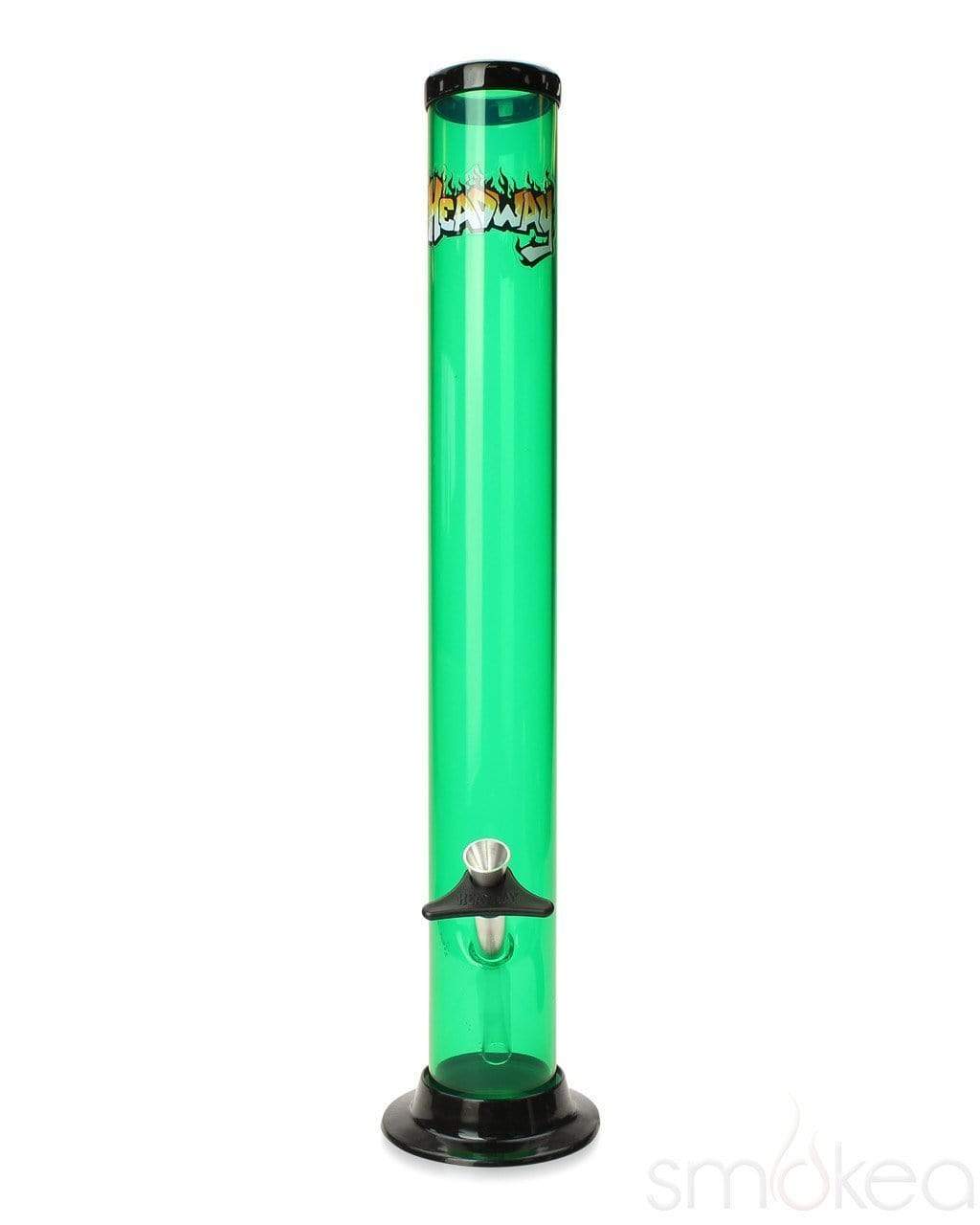 Headway 16" Straight Acrylic Bong Green
