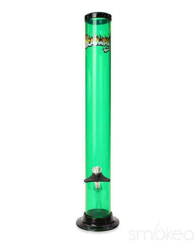 Headway 16" Straight Acrylic Bong Green