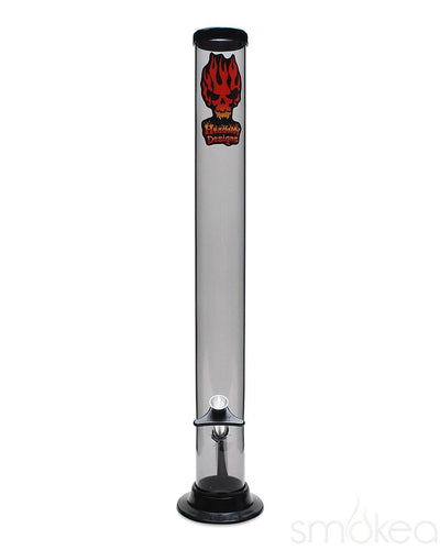 Headway 18" Straight Acrylic Bong Black