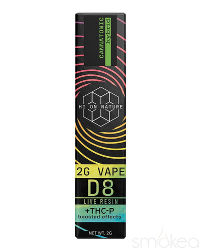 Hi On Nature 2g Delta 8 + THCP Live Resin Vape - Cannatonic