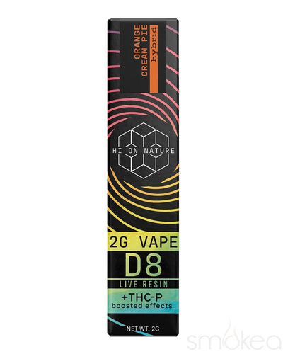 Hi On Nature 2g Delta 8 + THCP Live Resin Vape - Orange Cream Pie