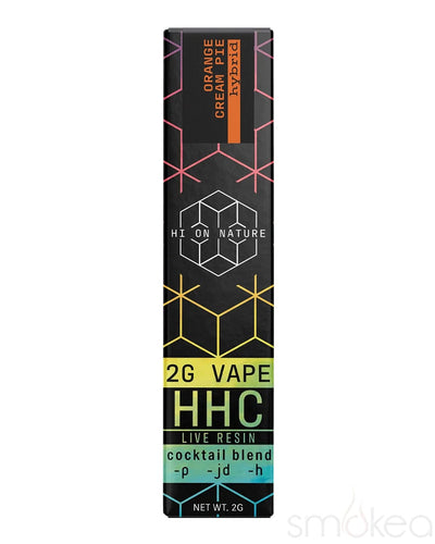 Hi On Nature 2g HHC Cocktail Live Resin Vape - Orange Cream Pie