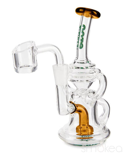 Ooze Surge Mini Recycler Dab Rig Sea Sand Amber
