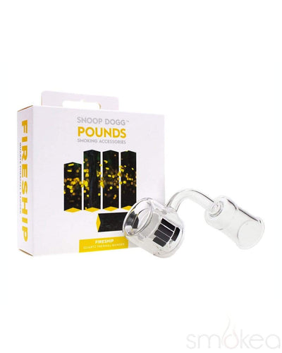 POUNDS by Snoop Dogg Fireship 14mm Quartz Thermal Banger - SMOKEA®