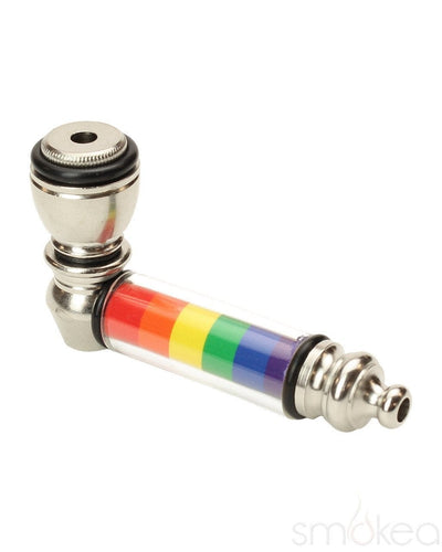 Pride 2.75" Candy Stripe Metal Pipe - SMOKEA®