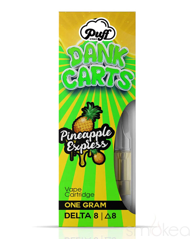 Puff Xtrax Delta 8 Dank Carts Vape Cartridge - Pineapple Express Puff Xtrax Delta 8 Dank Carts Vape Cartridge - Pineapple Express