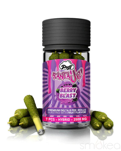 Puff Xtrax Delta 8 FantaJ's Pre-Rolls - Berry Blast (7-Pack)