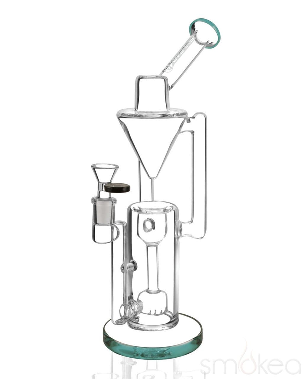 Pulsar 13" Gravity Recycler Bong Teal