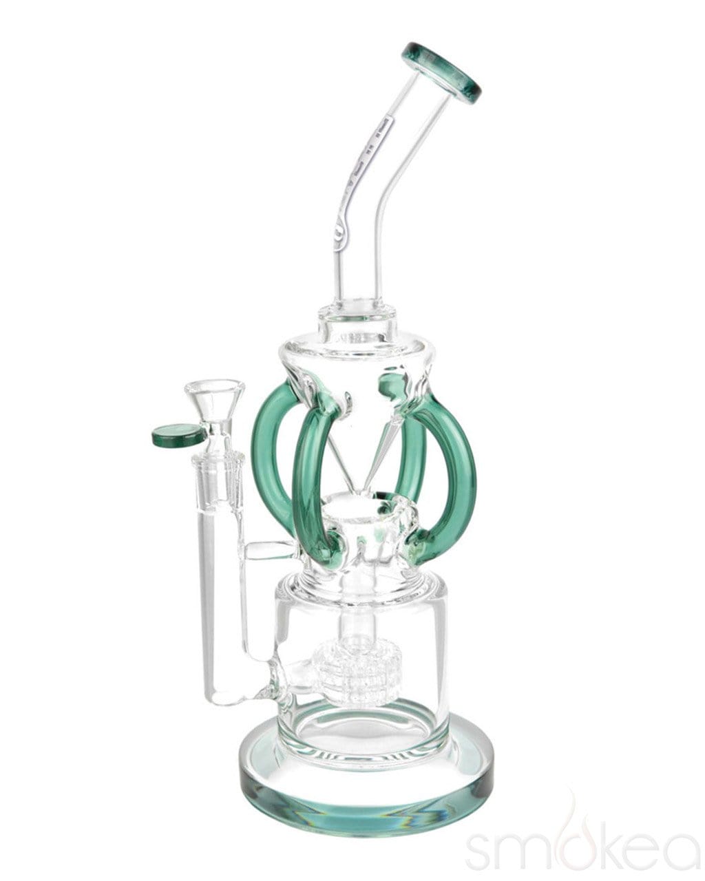 Pulsar 13" Gravity Recycler Bong Teal