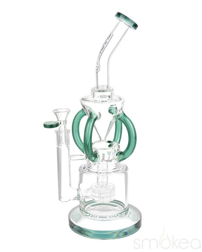 Pulsar 13" Gravity Recycler Bong Teal