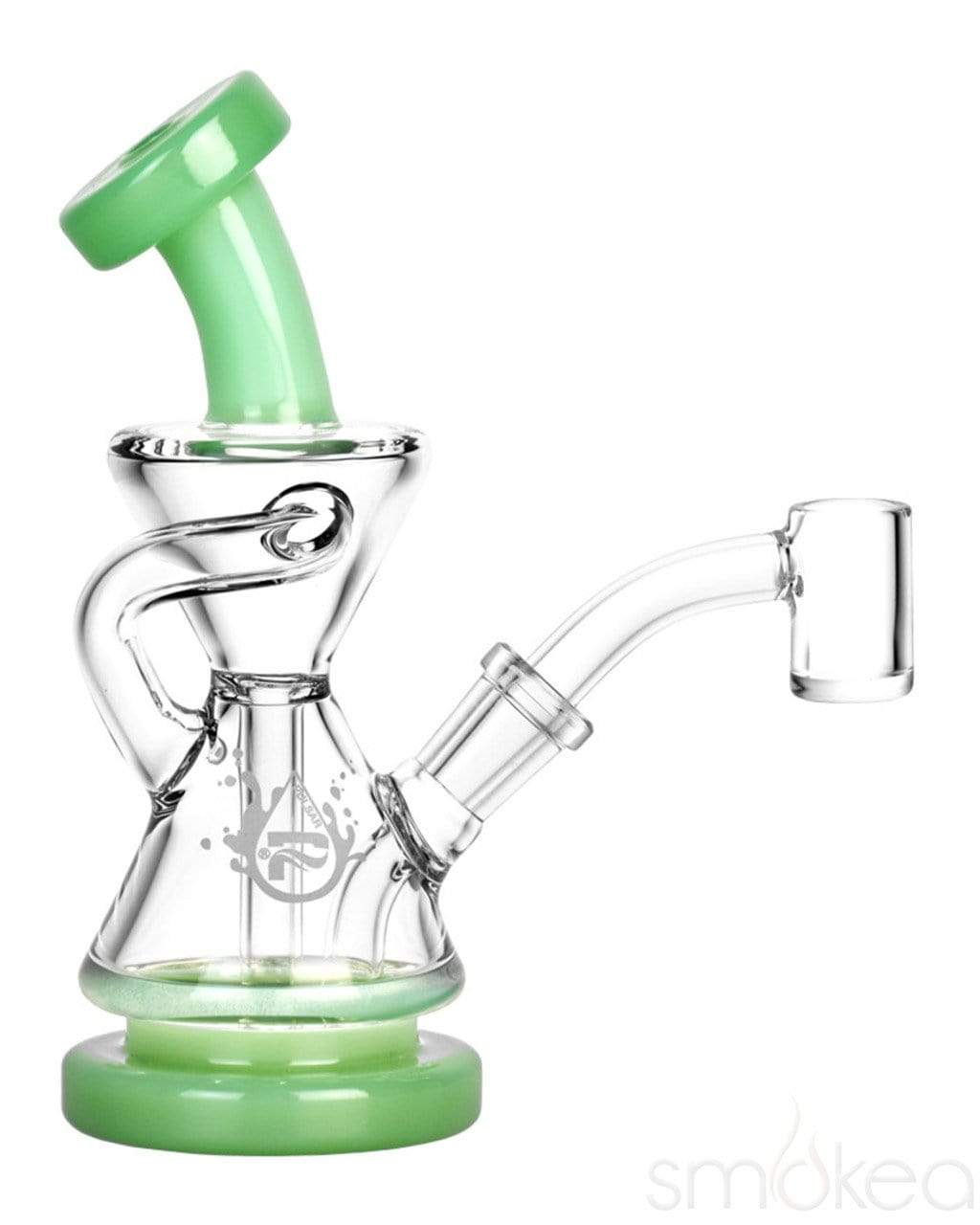 Pulsar 5.5" Mini Recycler Dab Rig Green