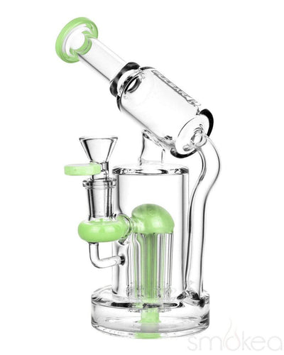 Pulsar 7.5" Sidecar Oil Can Recycler Bong Opaque Green
