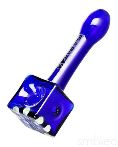 Pulsar Cube Universe Spoon Pipe Blue