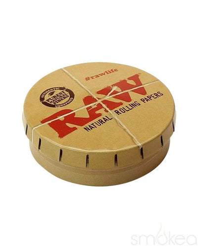 Raw Round Pop Top Metal Tin