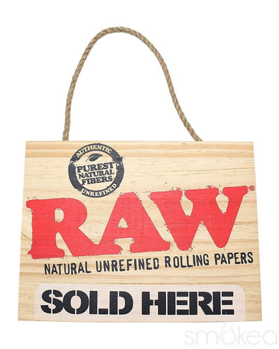 Raw "Sold Here" Wood Sign - SMOKEA®
