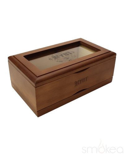 RYOT 4x7 Walnut Glass Top Box - SMOKEA®
