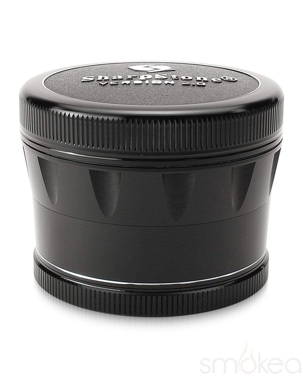 SharpStone V2 Hard Top 2.5" 4pc Grinder Black