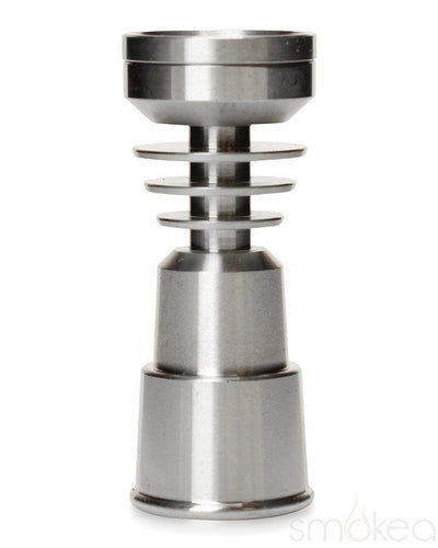 SMOKEA 14mm/18mm Female Grade 2 Titanium Domeless Nail w/ Dab Plate - SMOKEA®