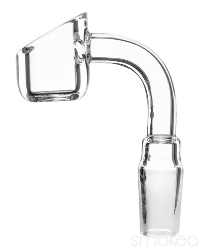 SMOKEA 4mm Quartz Banger w/ Finished Joint 14mm / Male / 90 Degree