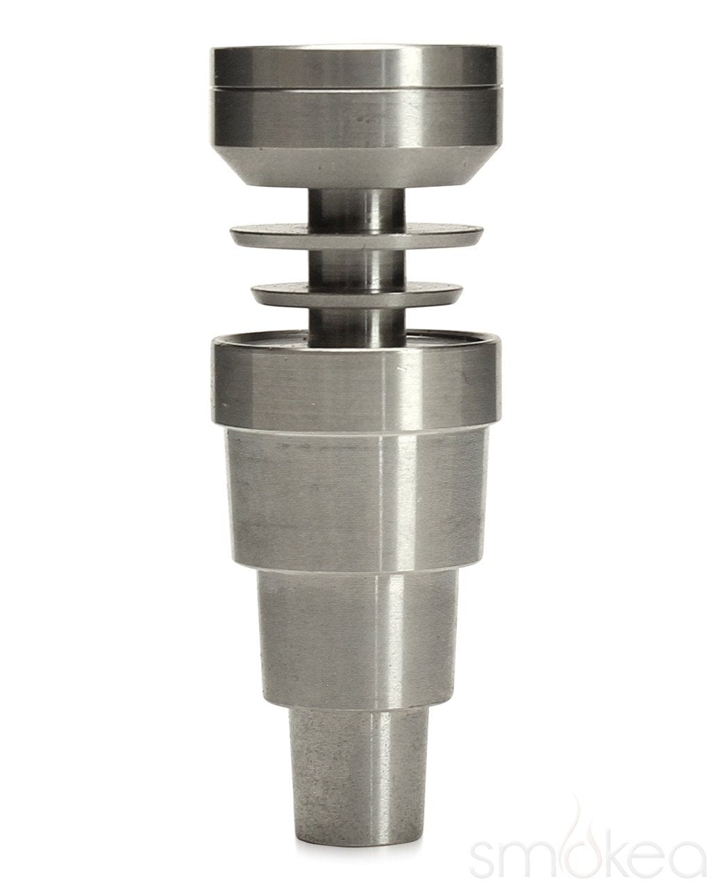 SMOKEA 6-in-1 Universal Domeless Titanium Nail w/ Dab Plate - SMOKEA®