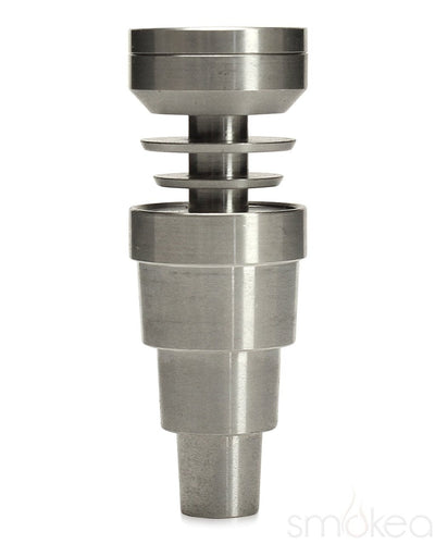 SMOKEA 6-in-1 Universal Domeless Titanium Nail w/ Dab Plate - SMOKEA®