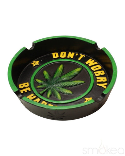 SMOKEA Don't Worry Be Happy Ceramic Ashtray - SMOKEA®