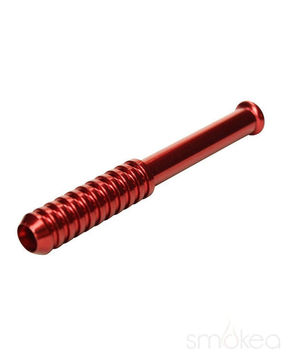 SMOKEA Large Anodized Metal One Hitter Bat Red