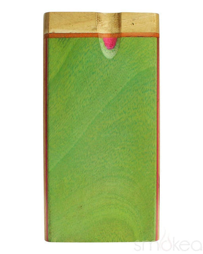 SMOKEA Multi Color Wood Twist Top Dugout Large