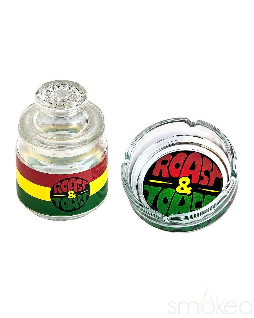 SMOKEA "Roast & Toast" Stash Jar & Ashtray Set