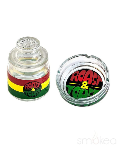 SMOKEA "Roast & Toast" Stash Jar & Ashtray Set