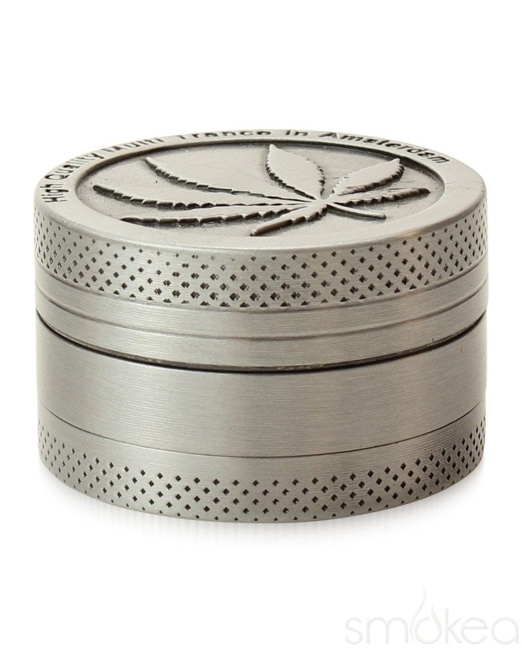 SMOKEA Silver Leaf 1.5" 3pc Grinder - SMOKEA®