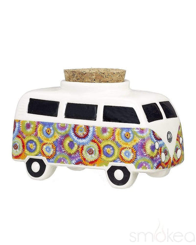 SMOKEA Vintage Flower Bus Stash Jar