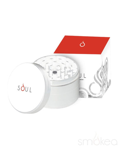 SOUL 4 Piece SharpShred Grinder White