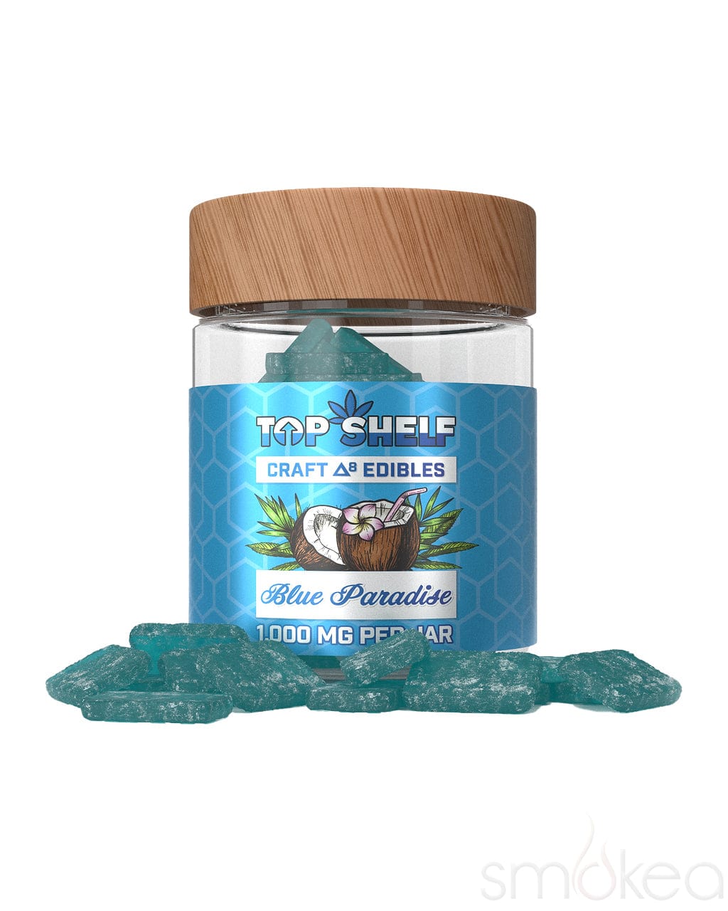 Top Shelf Hemp 1000mg Delta 8 Craft Gummies - Blue Paradise