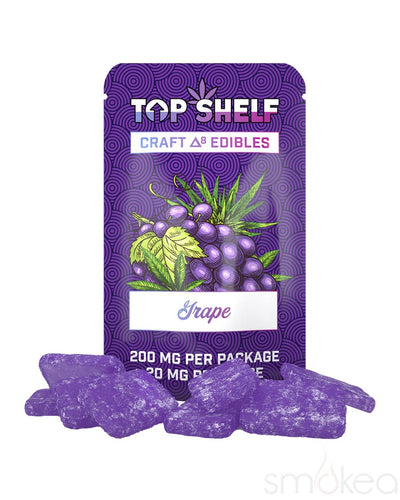 Top Shelf Hemp 200mg Delta 8 Craft Gummies - Grape