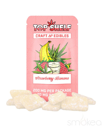 Top Shelf Hemp 200mg Delta 8 Craft Gummies - Strawberry Banana