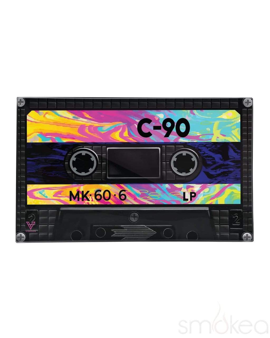 V Syndicate "Cassette" Glass Rolling Tray Medium