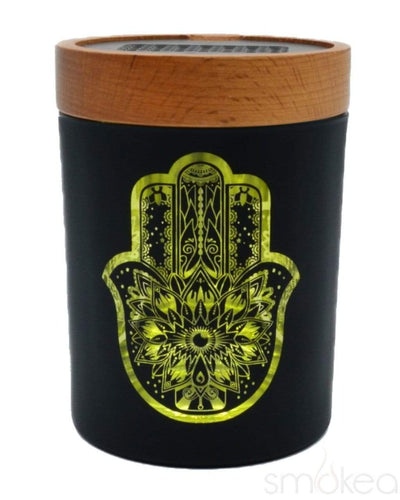 V Syndicate "Hamsa Yellow" SmartStash Jar Medium