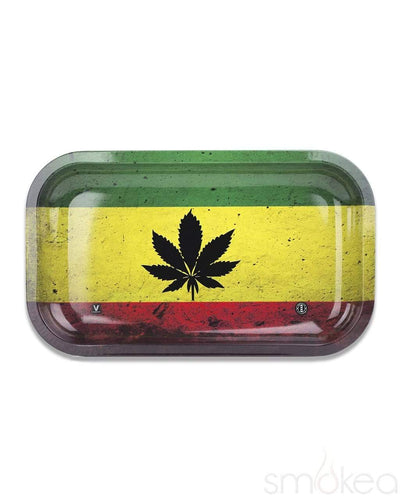 V Syndicate "Rasta Leaf" Metal Rolling Tray Medium