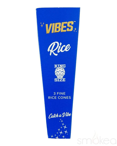 Vibes King Size Rice Pre Rolled Cones (3-Pack)