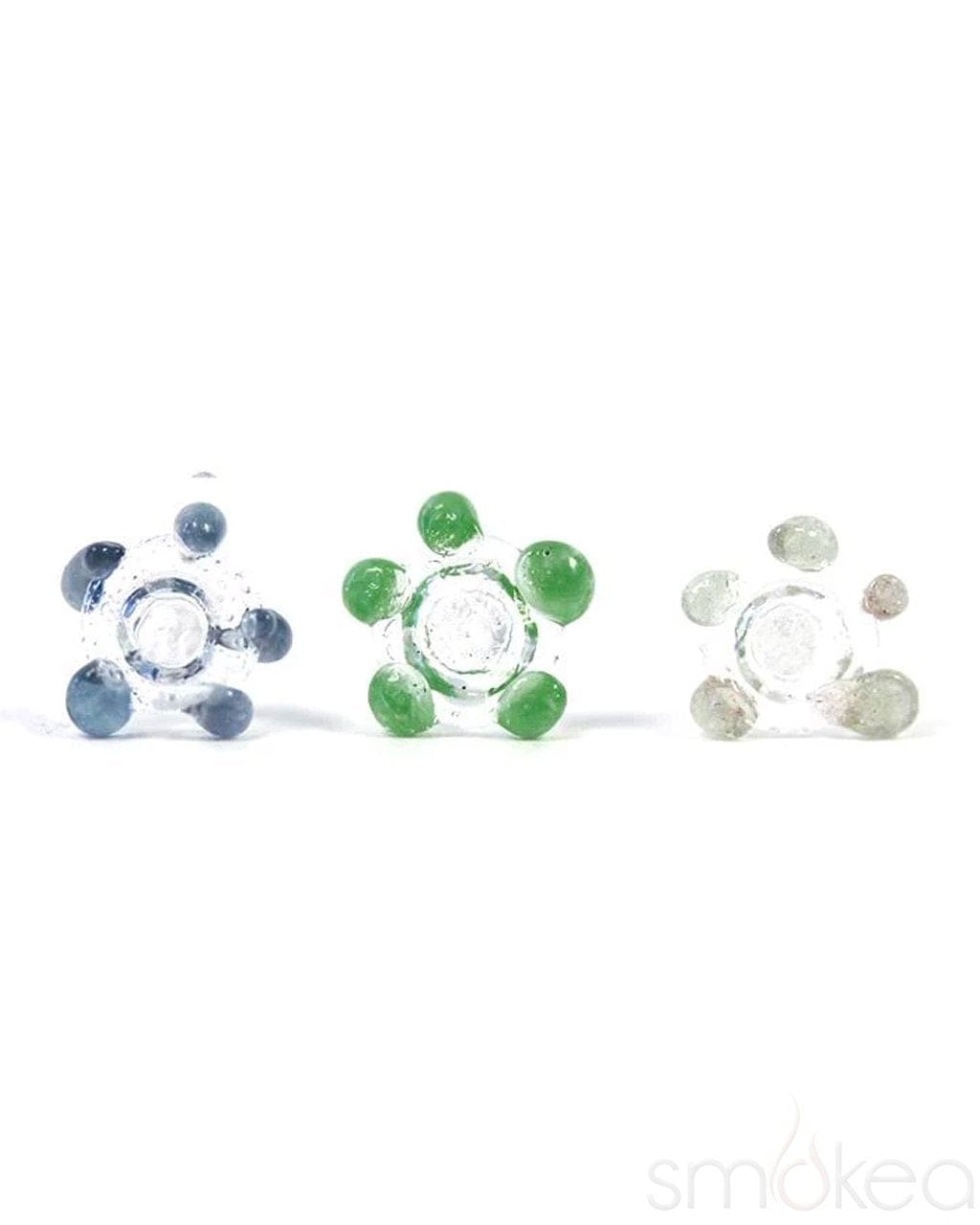 White Rhino Glass Flower Screen - SMOKEA®