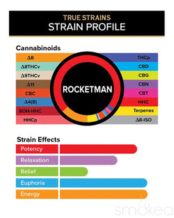 3CHI 2ml True Strains Vape Pod - Rocketman